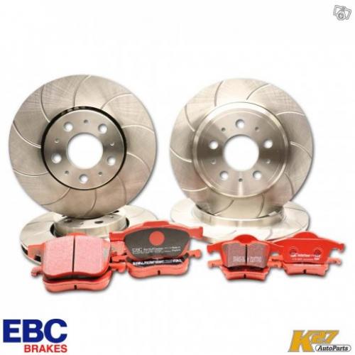 Sportbromssatser Slitsade / Borrade skivor