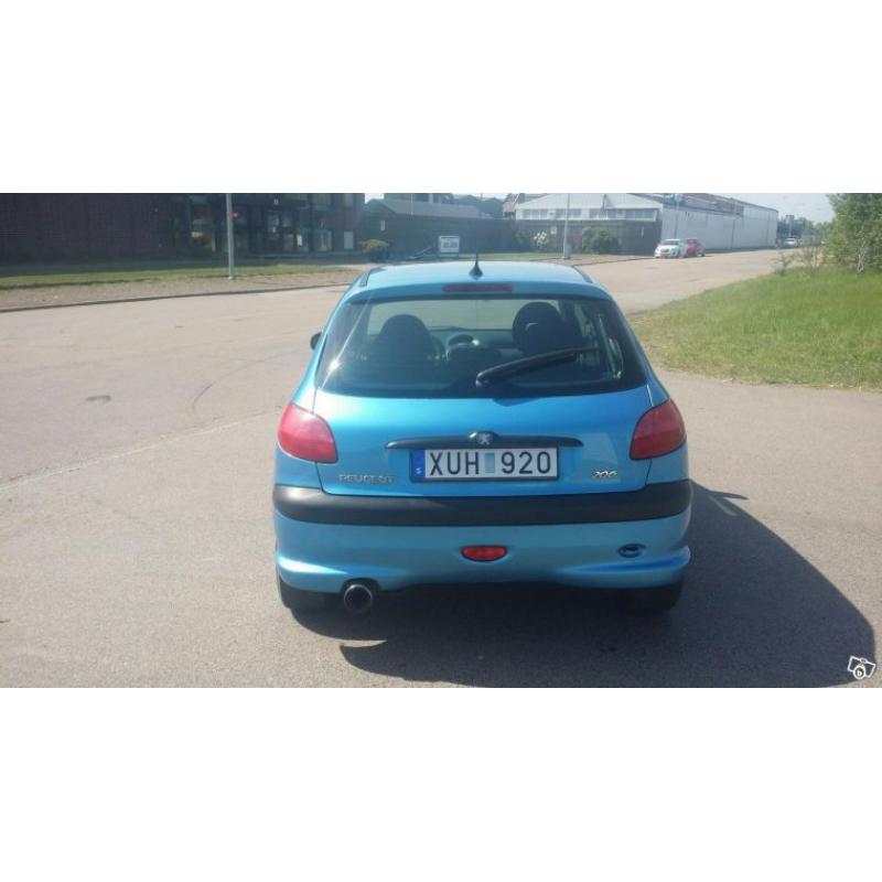 Peugeot 206 17500mil 1,6 besiktigad -01