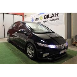 Honda Civic 1,8 Sport,Lågamil,Nyservad -07