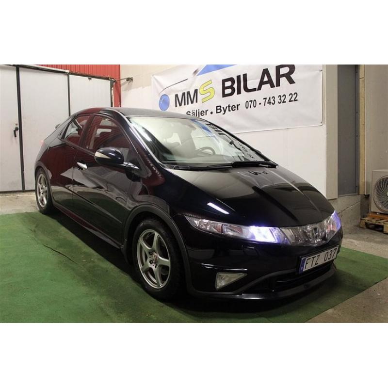 Honda Civic 1,8 Sport,Lågamil,Nyservad -07