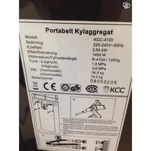 AC Portabelt kylaggregat KCC-41DI