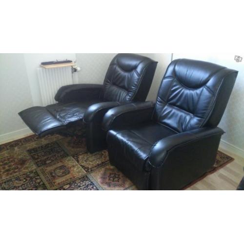 Fåtöljer (recliner) 2st
