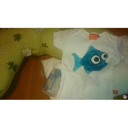 Lipfish, spjälskydd, nappflaska, amningskudde