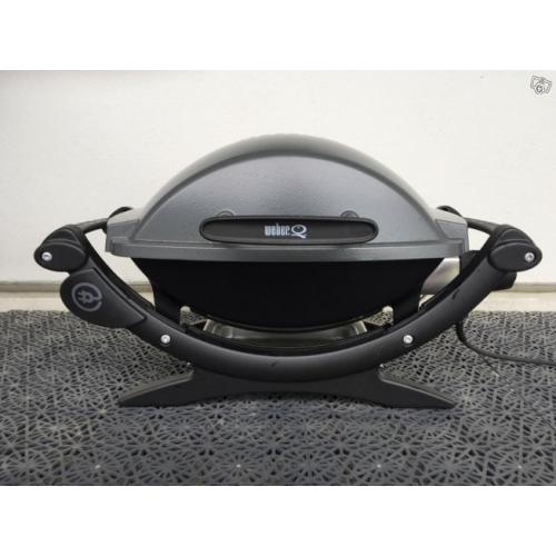 Weber Q 140 Elgrill Mörkgrå nyskick