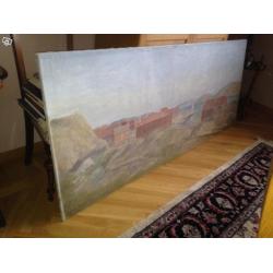 Mollösund Unik Paradtavla 190x80cm av Kylberg