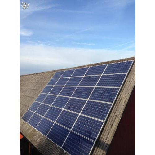 Solcellsanläggning för lägre elkostnad