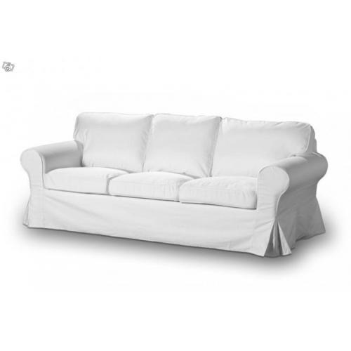 Ikea Ektorp-soffa med vit klädsel