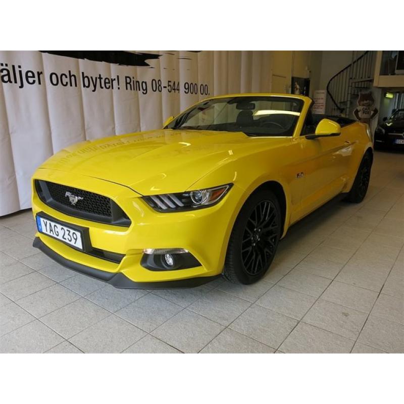 Ford Mustang GT 5,0 V8 Cab | Nybil | Svenskså -16