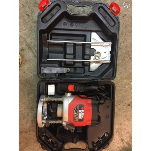 Färgspruta, kakelskärare o överhandsfräs