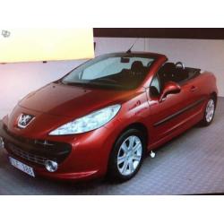 Peugot 207 cc med dragkrok - 07 -07