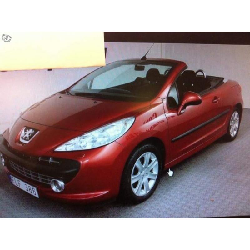 Peugot 207 cc med dragkrok - 07 -07