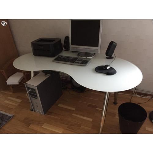 Databord med glasskiva