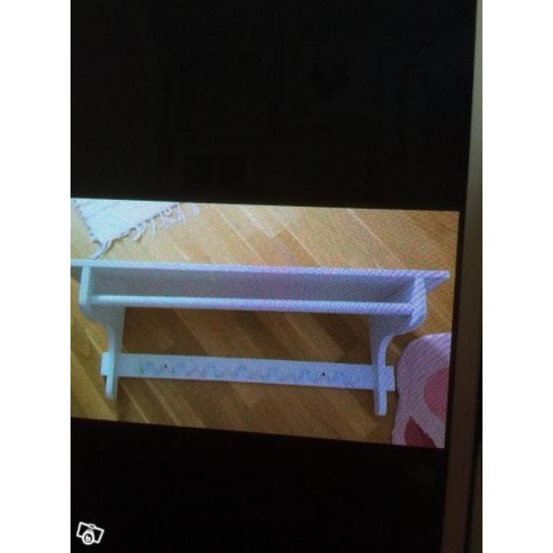 Spegel bord hatthylla mm