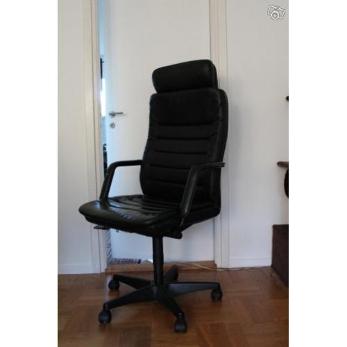 Kinnarps Kontorsstol i skinn, Nyskick