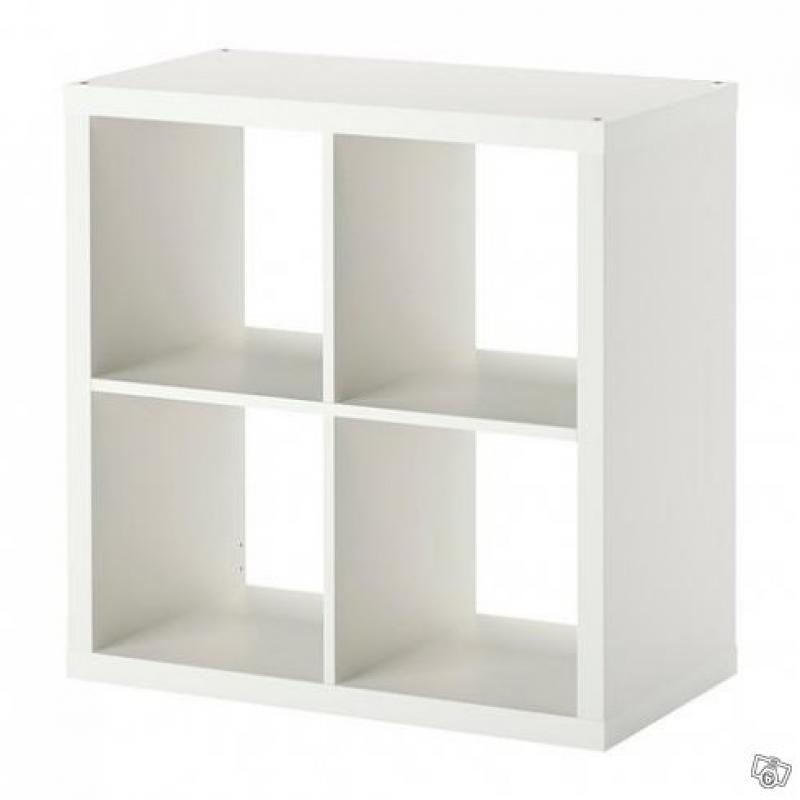 Ikea låda LEKMAN vit x 4 till hylla KALLAX