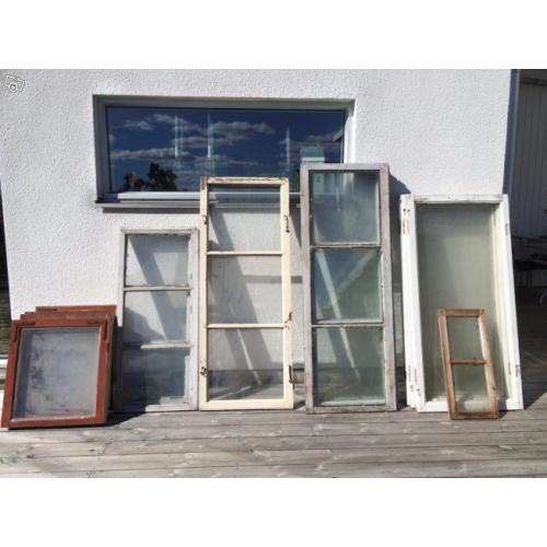 Gamla fönster växthus orangeri uterum