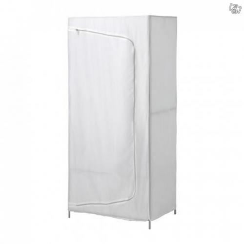 2 st Breim garderob / klädgarderob vit
