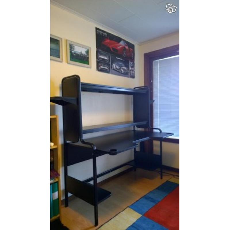IKEA Fredde-arbetsplats Svart