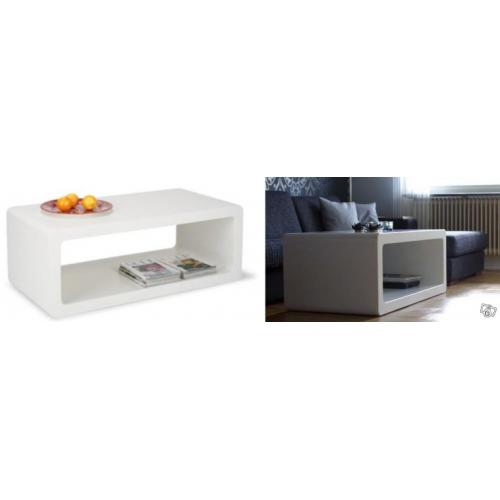 Soffbord "Cana", vitlack